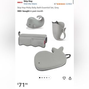 Skip Hop moby bath essential set - grey